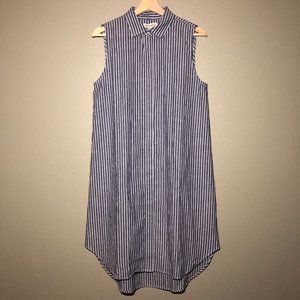 Tradlands Soleil Dress Navy Stripe